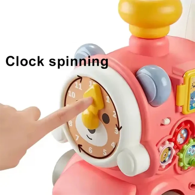 Ходунки детские Baby Walker 6063 Поезд 3в1 (игровая панель, музыка, свет, парогенератор, часы) Ходунки детские Baby Walker 6063 Поезд 3в1 (игровая панель, музыка, свет, парогенератор, часы)