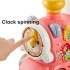 Ходунки дитячі Baby Walker 6063 Поїзд 3в1 (ігрова панель, музика, світло, парогенератор, годинник)