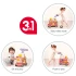 Ходунки дитячі Baby Walker 6063 Поїзд 3в1 (ігрова панель, музика, світло, парогенератор, годинник)