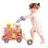Ходунки дитячі Baby Walker 6063 Поїзд 3в1 (ігрова панель, музика, світло, парогенератор, годинник)