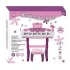 Детское пианино Electronic Piano 883 B со стульчиком (микрофон, запись, подсветка, на батарейках)