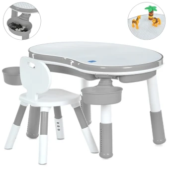 Детский столик со стульчиком Bambi M 6177-11 с игровой панелью