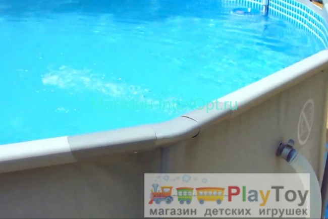 Каркасный наливной бассейн Intex с фильтром-насосом (28702) круглый 305 х 76 см Каркасный наливной бассейн Intex с фильтром-насосом (28702) круглый 305 х 76 см