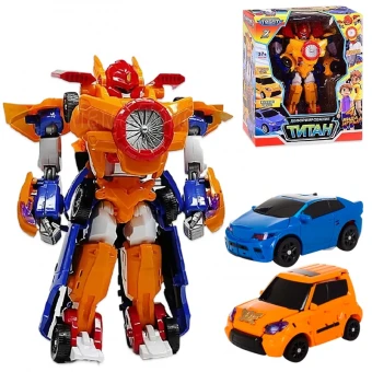 Трансформер Тобот Титан (505) 28 см, 2 машинки