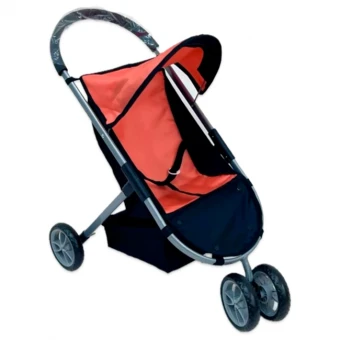 Коляска для кукол FL9195-B (прогулочная, корзинка)