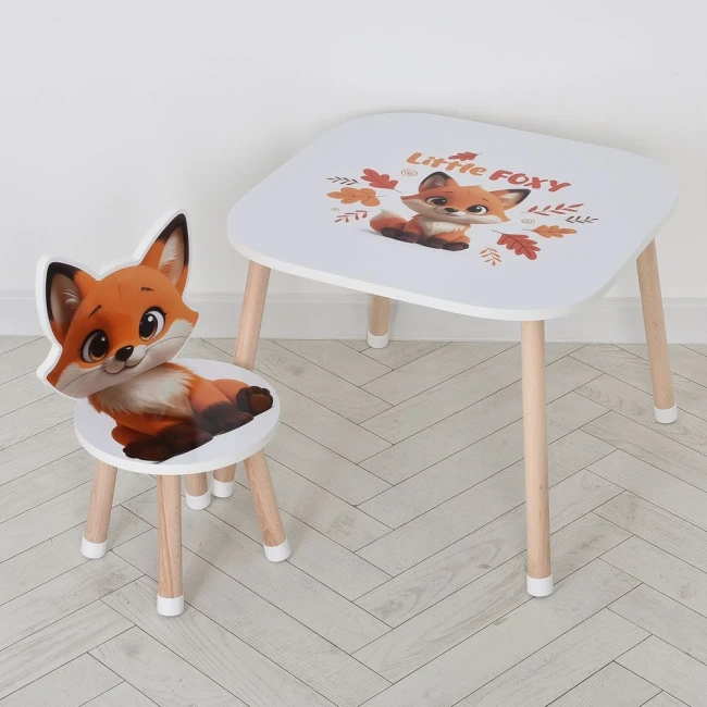 Дитячий столик зі стільцем Bambi M 502-4 дерев'яний