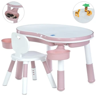 Детский столик со стульчиком Bambi M 6177-8 с игровой панелью