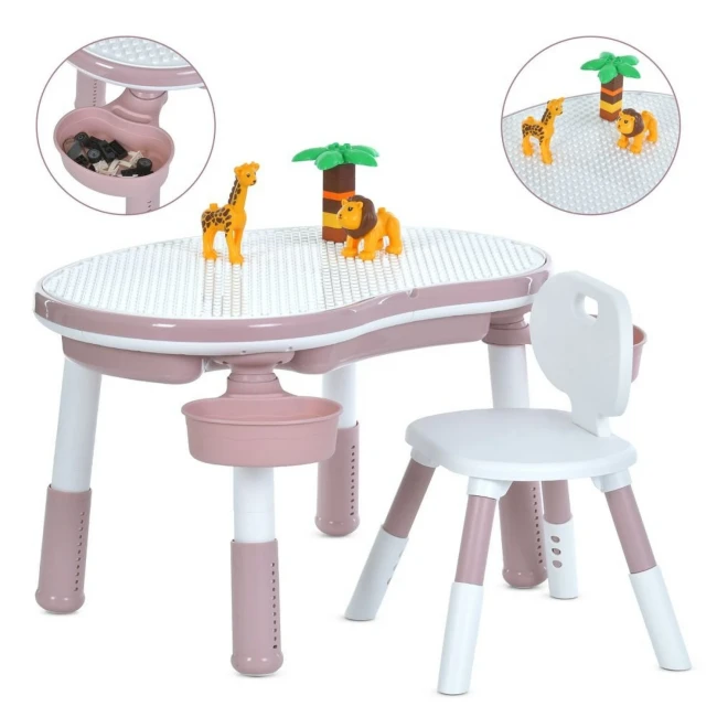 Детский столик со стульчиком Bambi M 6177-8 с игровой панелью