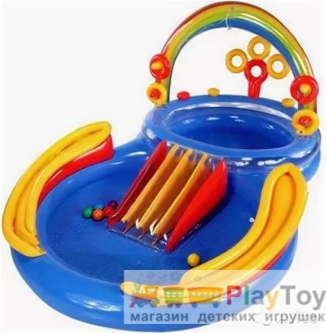 Детский надувной бассейн Intex (57453) Радуга 297 х 193 х 135 см Детский надувной бассейн Intex (57453) Радуга 297 х 193 х 135 см