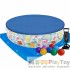 Детский надувной бассейн Intex 59460-3 Фрукты 122 х 25 см с мячиком и кругом с шариками 10 шт