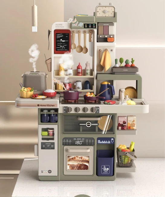 Детская кухня TK Group TK-10235 (высота 69 см, свет, звук, вода, парогенератор, яйцеварка)