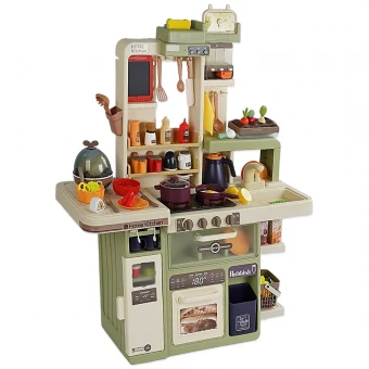 Детская кухня TK Group TK-10235 (высота 69 см, свет, звук, вода, парогенератор, яйцеварка)