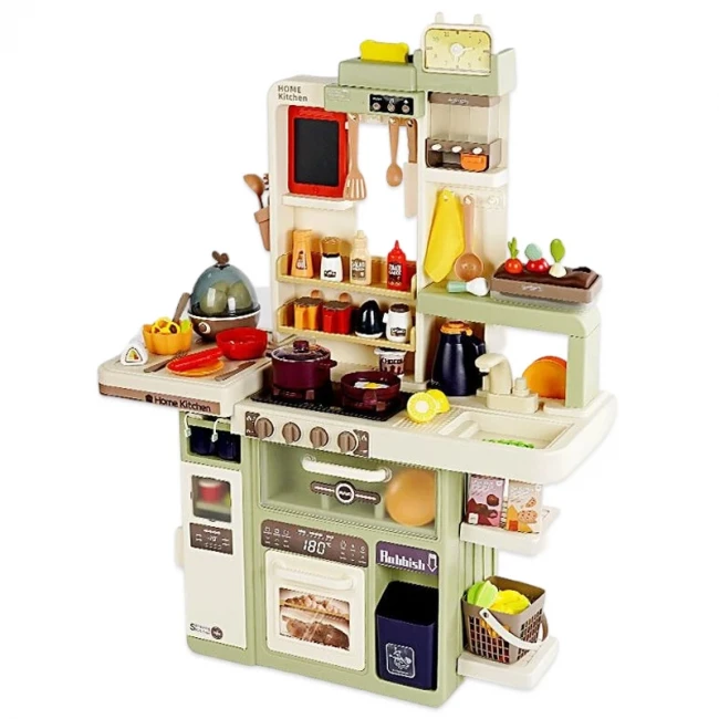 Детская кухня TK Group TK-10235 (высота 69 см, свет, звук, вода, парогенератор, яйцеварка)