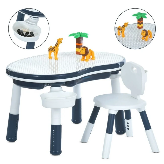 Детский столик со стульчиком Bambi M 6177-4 с игровой панелью