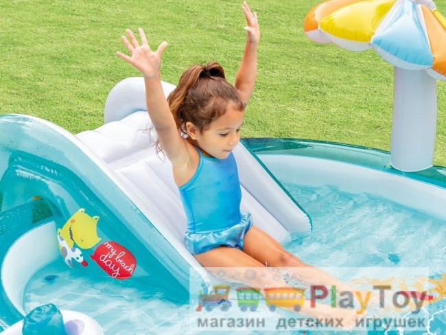 Детский надувной бассейн Intex (57165) Аллигатор 201 х 170 х 84 см Детский надувной бассейн Intex (57165) Аллигатор 201 х 170 х 84 см