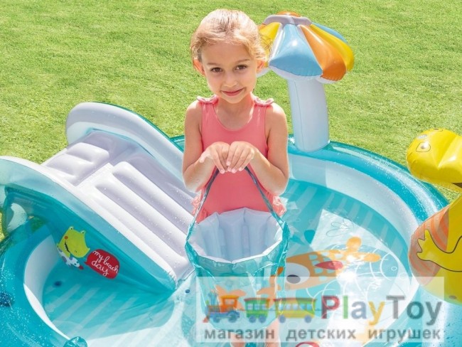 Детский надувной бассейн Intex (57165) Аллигатор 201 х 170 х 84 см Детский надувной бассейн Intex (57165) Аллигатор 201 х 170 х 84 см