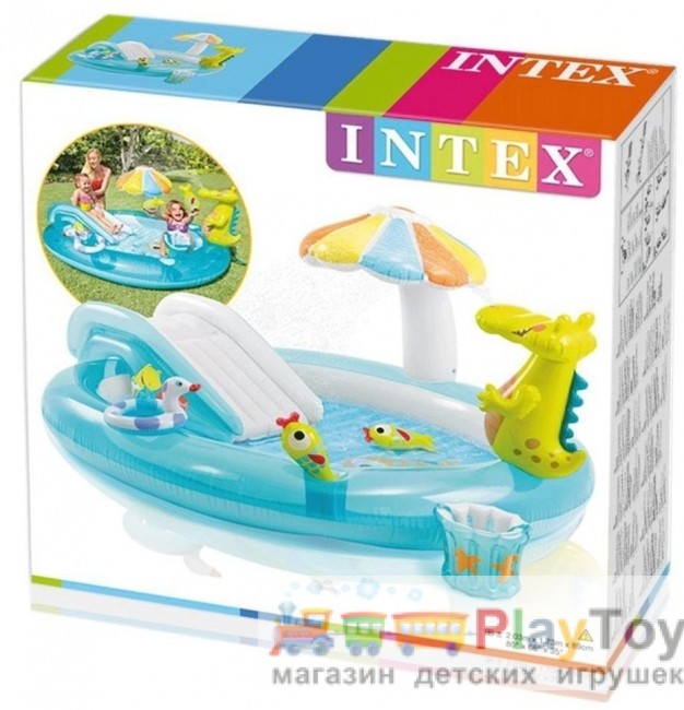 Детский надувной бассейн Intex (57165) Аллигатор 201 х 170 х 84 см Детский надувной бассейн Intex (57165) Аллигатор 201 х 170 х 84 см