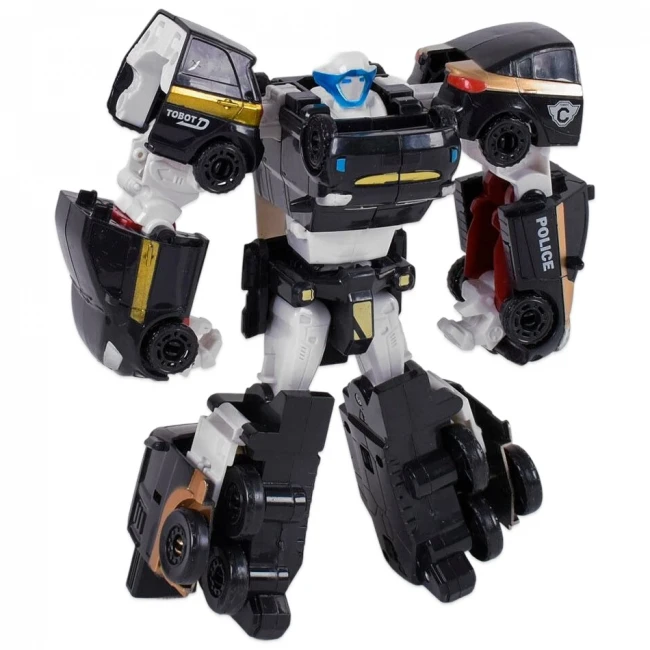 Трансформер Тобот Кватран (519) 21 см, 4 машинки