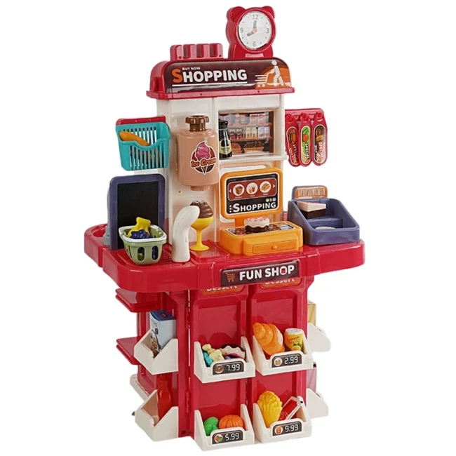 Детская кухня + супермаркет Kitchen&Shop L 666-88 (высота 77 см, свет, звук, вода, парогенератор, кулер, холодильник) Детская кухня + супермаркет Kitchen&Shop L 666-88 (высота 77 см, свет, звук, вода, парогенератор, кулер, холодильник)