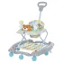 Ходунки для малюка Bambi M 3656A-S-4 3 в 1 (гойдалка, батьківська ручка, музика, підсвічування, пальчикові ігри)