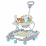 Ходунки для малыша Bambi M 3656A-S-4 3 в 1 (качалка, родительская ручка, музыка, подсветка, пальчиковые игры)