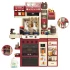 Дитяча кухня Kitchen WY 511-1 A (висота 122 см, 71 елемент, світло, звук, вода, кулер, холодильник)