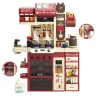 Дитяча кухня Kitchen WY 511-1 A (висота 122 см, 71 елемент, світло, звук, вода, кулер, холодильник)
