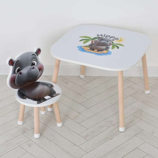 Дитячий столик зі стільцем Bambi M 502-6 дерев'яний