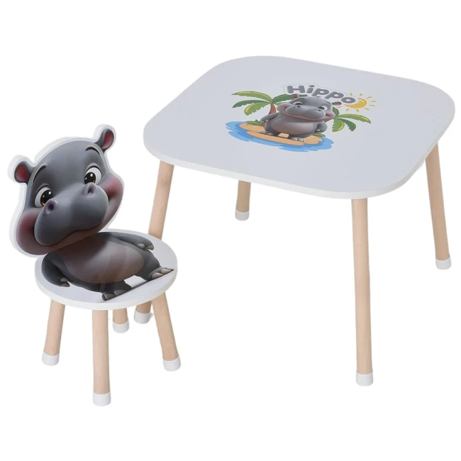 Дитячий столик зі стільцем Bambi M 502-6 дерев'яний