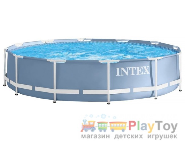 Каркасний наливний басейн Intex (28710) круглий 366 х 76 см