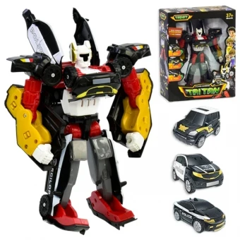 Трансформер Тобот Тритан (516 A) 24 см, 3 машинки