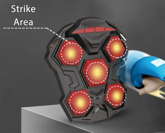 Музыкальный боксерский тренажер Boxing B 4014 (подсветка, музыка, на батарейках, перчатки) Музыкальный боксерский тренажер Boxing B 4014 (подсветка, музыка, на батарейках, перчатки)