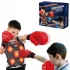 Музыкальный боксерский тренажер Boxing B 4014 (подсветка, музыка, на батарейках, перчатки)