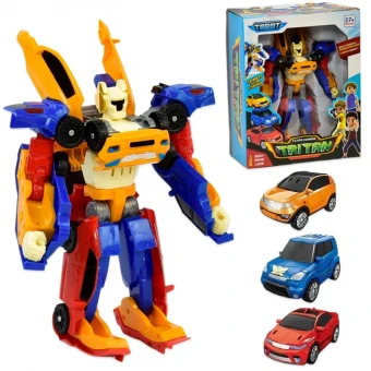 Трансформер Тобот Тритан (515 A) 20 см, 3 машинки