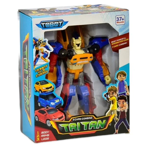 Трансформер Тобот Тритан (515 A) 20 см, 3 машинки