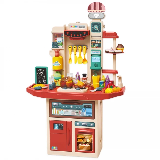 Дитяча велика кухня Limo Toy M 6009 I UA (висота 110 см, світло, звук, вода, парогенератор) Дитяча велика кухня Limo Toy M 6009 I UA (висота 110 см, світло, звук, вода, парогенератор)