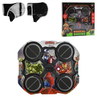 Музыкальный боксерский тренажер Boxing BK 892 A (подсветка, музыка, аккумулятор, bluetooth, перчатки)