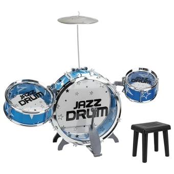 Детская барабанная установка Jazz Drum 775-17 со стулом