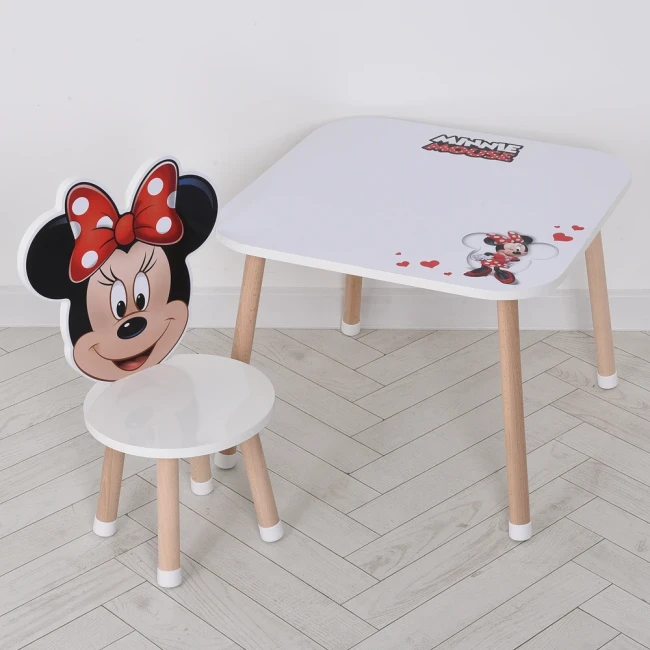 Дитячий столик зі стільцем Bambi M 502-8-1 дерев'яний