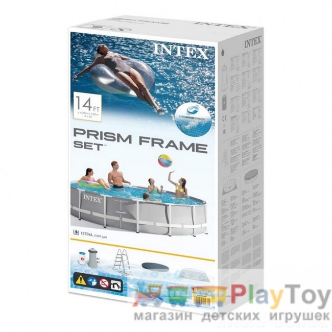 Каркасный наливной бассейн PRISM FRAME POOL Intex (26720) 427 х 107 см Каркасный наливной бассейн PRISM FRAME POOL Intex (26720) 427 х 107 см
