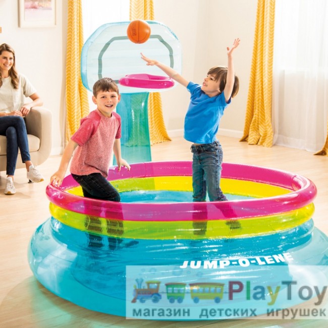 Детский надувной бассейн Intex 48265 Батут 196 х 180 х 152 см Детский надувной бассейн Intex 48265 Батут 196 х 180 х 152 см