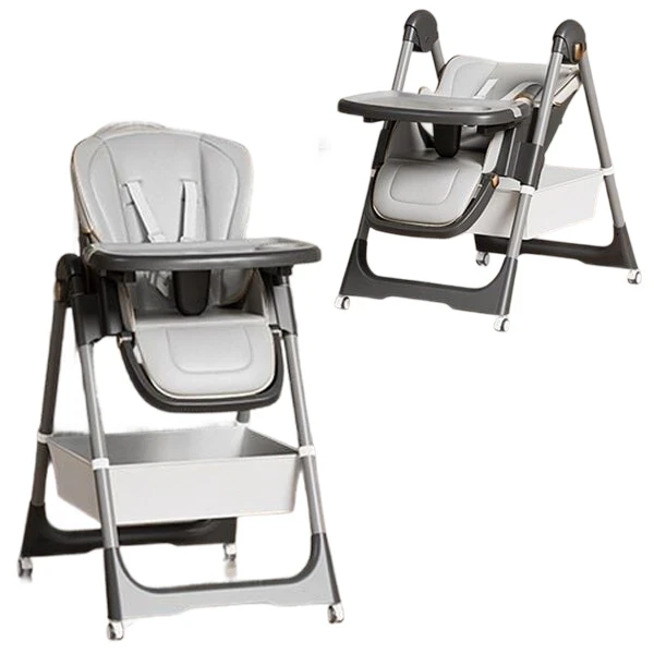 Стільчик для годування Toti S-48054 (знімний столик, кошик, 4 колеса)