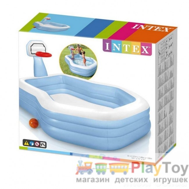 Детский надувной бассейн Intex (57183) 257 х 188 х 130 см Детский надувной бассейн Intex (57183) 257 х 188 х 130 см