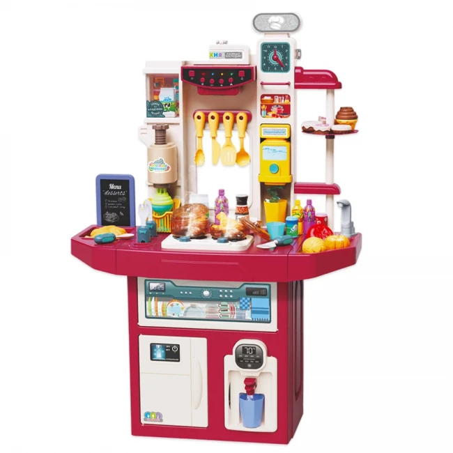 Детская большая кухня Limo Toy 6011 I UA (высота 110 см, свет, звук, вода, парогенератор, кулер)