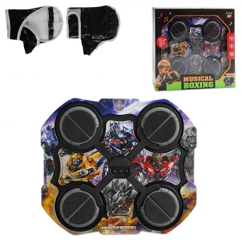 Музыкальный боксерский тренажер Boxing BK 892 B (подсветка, музыка, аккумулятор, bluetooth, перчатки)