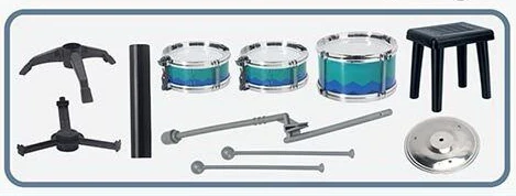 Детская барабанная установка Jazz Drum D 992-2 со стулом, подсветка Детская барабанная установка Jazz Drum D 992-2 со стулом, подсветка