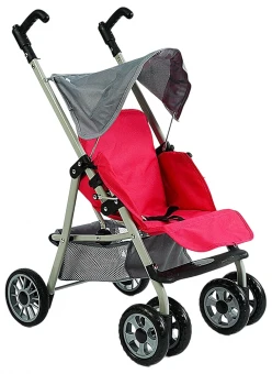 Коляска для кукол Sonia SO 617-5 B (прогулочная, корзинка, капюшон)