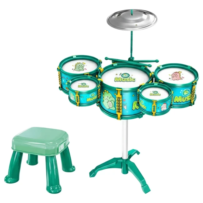 Детская барабанная установка Jazz Drum DX 100-1 со стулом Детская барабанная установка Jazz Drum DX 100-1 со стулом