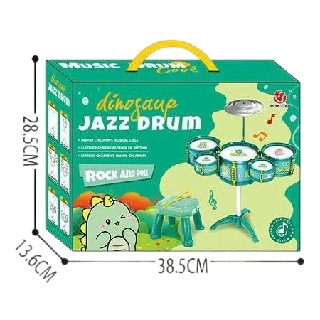 Детская барабанная установка Jazz Drum DX 100-1 со стулом Детская барабанная установка Jazz Drum DX 100-1 со стулом