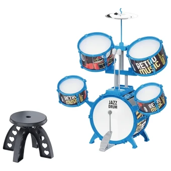 Детская барабанная установка Jazz Drum ZG 3001-C со стулом